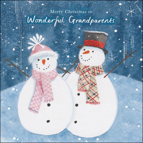 kerstkaart woodmansterne - wonderful grandparents