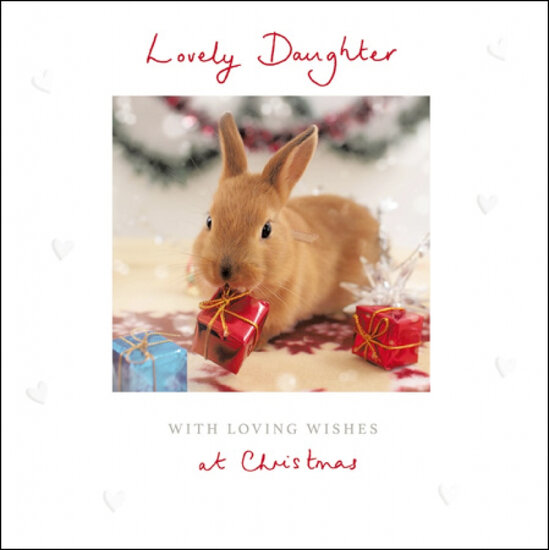 kerstkaart woodmansterne - lovely daughter