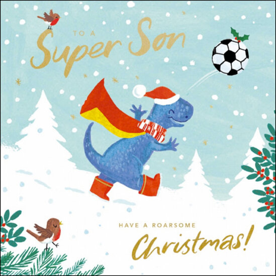 kerstkaart woodmansterne - super son