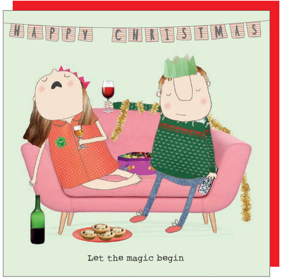 kerstkaart rosiemadeathing - magic begin