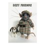 santoro tiny squee mousies wenskaart - best friends