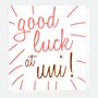 wenskaart caroline gardner - good luck at uni! - universiteit