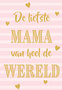 wenskaart golden touch - de liefste mama van heel de wereld