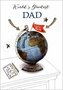 vaderdagkaart - world's greatest dad - wereldbol