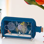 3D pop up wenskaart - message in a bottle - vlinders en bloemen