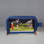 3D pop up wenskaart - message in a bottle - golf vrouw