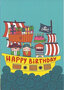 ansichtkaart correspondances - happy birthday - piraten