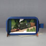 3D pop up wenskaart - message in a bottle - the castle train - trein locomotief