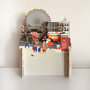 3d pop-up kerstkaart miniature greetings - reuzenrad