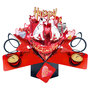 3D valentijnskaart - pop ups - happy valentine's day - dalmatiers