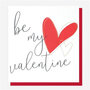 valentijnskaart caroline gardner - be my valentine - harten