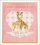 valentijnskaart woodmansterne - happy valentine's day - giraffe