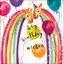 verjaardagskaart woodmansterne - birthday wishes - giraffes