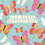 wenskaart piano color - van harte beterschap - vlinders