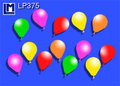 3d ansichtkaart - lenticulaire kaart - happy birthday - ballonnen