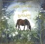 verjaardagskaart alex clark - with love on your birthday - paard