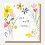 beterschapskaart caroline gardner - get well soon - bloemen