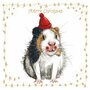 10 luxe kerstkaartjes alex clark - merry christmas - cavia