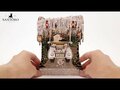 3D kaart - swing cards - katten in boekenkast