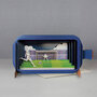 3D pop up wenskaart - message in a bottle - voetbal