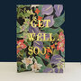 lasergesneden wenskaart blossom - get well soon