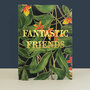 lasergesneden wenskaart blossom - fantastic friends