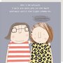 wenskaart rosiemadeathing - don’t be afraid - vrouwen