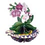 3D kaart - pirouettes cards - orchidee