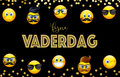 wenskaart - fijne vaderdag - emoji