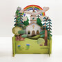 3d pop-up kaart miniature greetings - on your Christening day - dopen doop