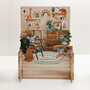 3d pop-up kaart miniature greetings - wiegje