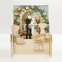 3d pop-up kaart miniature greetings - happily ever after - trouwkaart