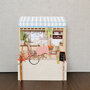 3d pop-up kaart miniature greetings - café koffie