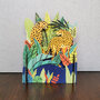 3d pop-up kaart miniature greetings - cheetah