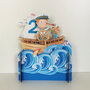 2 jaar - 3d pop up kinderkaart - boot