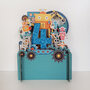 4 jaar - 3d pop up kinderkaart - robot