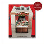 3D pop up kerstkaart  - theater -  kerstman