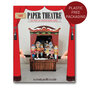 3D pop up kerstkaart  - theater - notenkraker