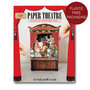 3D pop up kerstkaart  - theater - kerstman en rendier