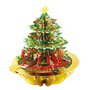 3D kerstkaart - pirouettes cards - kerstboom