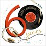 60 jaar - verjaardagskaart woodmansterne - turn up the volume