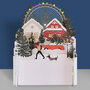 3d pop-up kerstkaart miniature greetings - reuzenrad