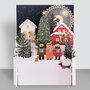 3d pop-up kerstkaart miniature greetings - kerstkoor