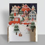 3d pop-up kerstkaart miniature greetings - treintje