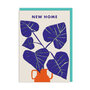 wenskaart ohh deer - new home - monstera