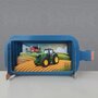 3D pop up wenskaart  - message in a bottle - tractor