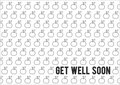 ansichtkaart - get well soon