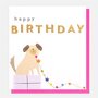 verjaardagskaart caroline gardner -  happy birthday - hond