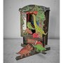 3d pop-up greeting card - paper theatre - happy birthday  - dinosaurussen