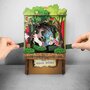 3d pop-up greeting card - paper theatre - have a magical birthday  - eenhoorns